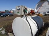 500 Gallon Fuel Barrel with Commercial Electric Meter Pump