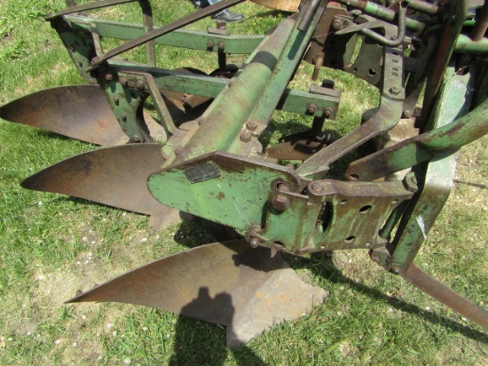 John Deere Model 200, 3 X 14 Inch Mounted Plow, Serial # 0046