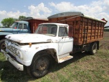 1964 Ford F 600 1.5 Ton Truck, 332 Gas , 4 X 2 Transmission, 14 Ft. Steel G