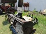 Hinniker 7 Ft. Front Mount Snowblower, Manual Spout, was Used on JD 4020