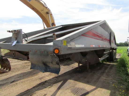 1990 Midland Triple Axle Belly Dump Trailer, 11R X 22.5 Rubber, Dot’d in 20