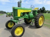 1958 John Deere Model 630 Gas Tractor, Converted from Row Crop to High Crop