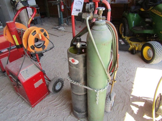 Acetylene Torch set with Torch & Owned Tanks
