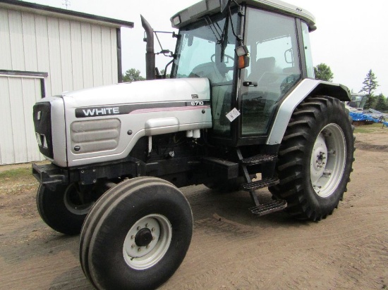 1998 White Model 6710 Two Wheel Drive Diesel Tractor, Cab, Air, Heat, 4 Spe