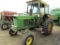 John Deere 3020 Diesel Tractor, Side Console, Synchro, JD Front / Side Weig