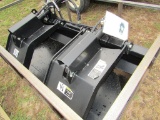 72 Inch Skid Loader Grapple Bucket, Cylinder Covers, Taxable