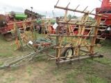 24 FT. Spike Tooth Lever Harrow on Hydraulic Cart