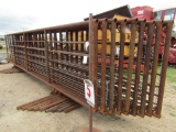 ( 9 ) HD 24 FT. Free Standing Corral Panels, Your Bid X 9, Taxable