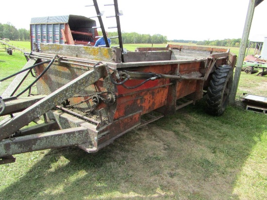 Roorda PTO Manure Spreader, End Gate, Twin Apron