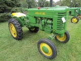 John Deere Model M Tractor, Very Good 9.5 X 24 Inch Rear Tires, PTO, Pulley