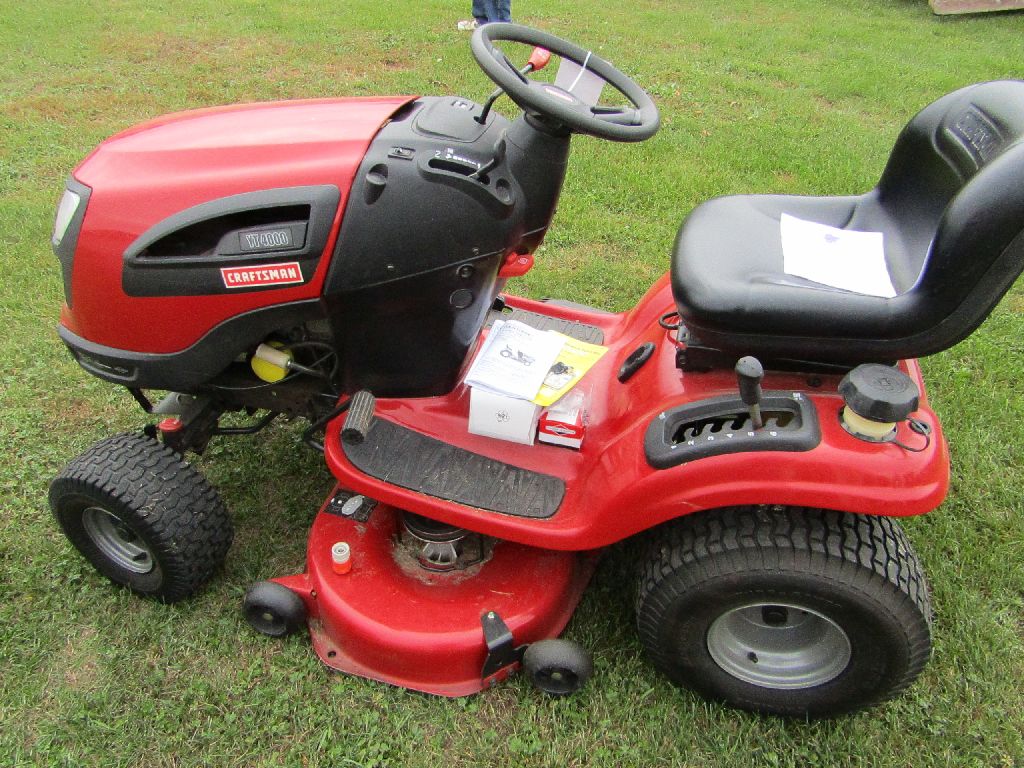 Craftsman Model XT 4000 Lawn Tractor Foot Proxibid