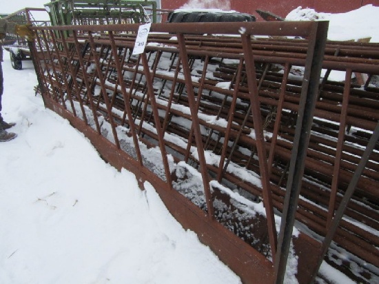 ( 2 ) 11 FT. Steel Fence Line Feeder Panels Your Bid X 2