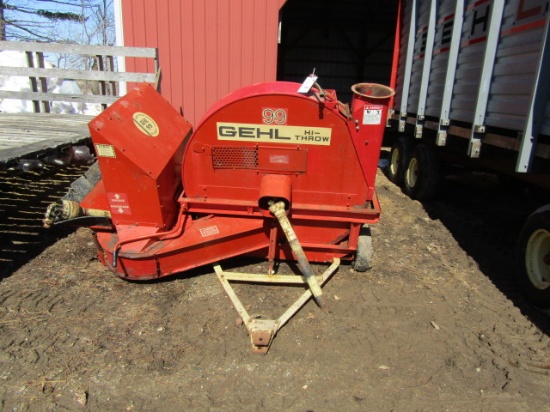 Gehl Model 99 Hi-Throw Forage Blower, 540 PTO