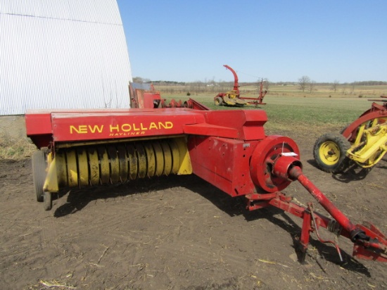 New Holland Model 273 Hayliner Square Baler with Chute, One Owner