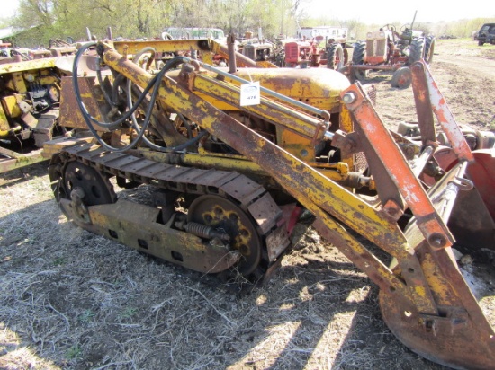 Oliver Cleatrac Dozer, 41 Inch Bucket, 8 Inch Tracks, Believed to Be a 1946