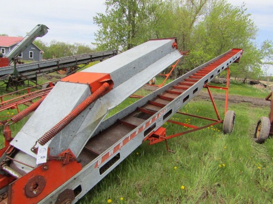 Owatonna Model 205 40 FT. Crop Elevator with Truck Hopper