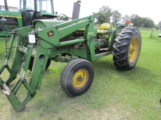 1973 John Deere Model 2030 Diesel Utility Tractors, 3 Point, Single Hydraul