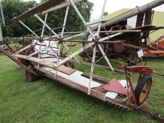 10 FT. PTO Grain Binder , End Transport, Stored Outside with Main Parts Cov