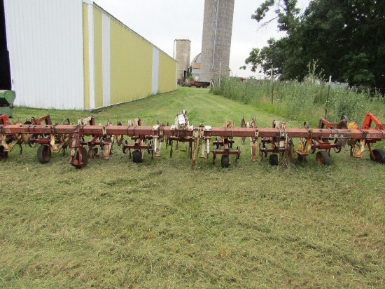 Noble 8 Row X 30 Inch 3 Point Danish Tooth Cultivator