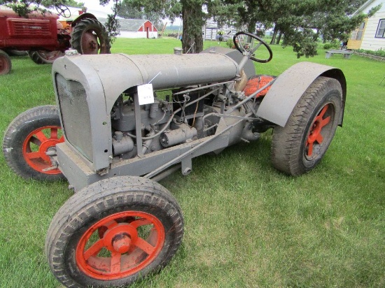 Shop Built Farm Tractor, Ford Model A Engine, Fordson Components, Not Runni