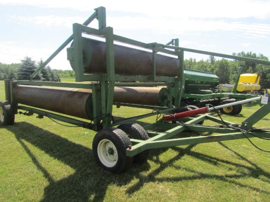 Harms Three Section 36 FT. Land Roller on Hydraulic Transport