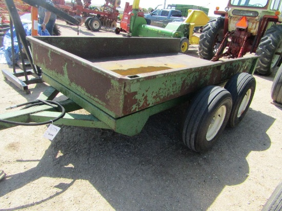 296-585. Sands 5 FT. X 10 FT. Tandem Axle Hydraulic Rock Trailer