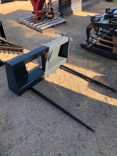 703-940 Unused Redline Two Tine Skid Loader Bale Spear