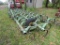 John Deere Model 1100 20 FT. 3 Point Folding Field Cultivator with Harrow