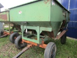 Dakon Model 231 Gravity Box on MN 7 Ton Four Wheel Wagon