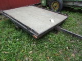 6 FT. X 8 FT. Two Place Tilting Snowmobile Trailer, No Registration