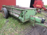 John Deere Model 40 PTO Manure Spreader, Wooden Hydraulic End-Gate, Needs a