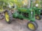 1937 Unstyled John Deere Model A, Hand Start, Flat Spoke Rear Wheels, Newer