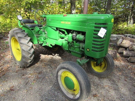 1948 John Deere Model M, Wide Front, Lift, Fenders, PTO, Nice Metal, Older