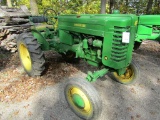 1949 John Deere M, Good 11.2 X 24 Inch Tires, Fenders, Adjustable Wide Fron