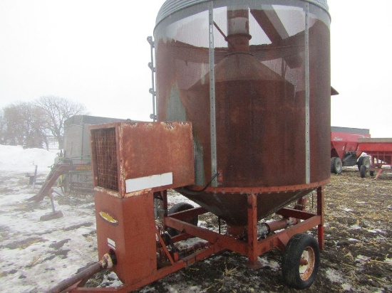 Lindsay Model 270 (250 BU +/-) Batch Dryer on Transport