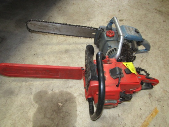 Johnsred Model 49SP 16 Inch Chain Saw & Homelite Super XL 16 Inch Chain Saw