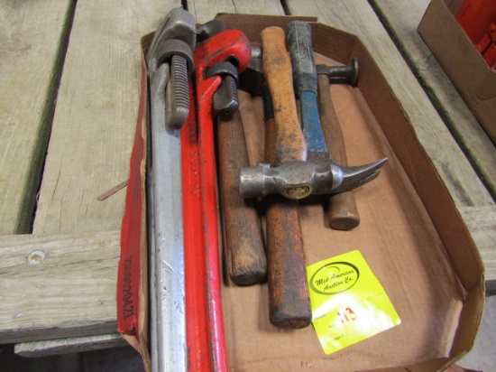 Rigid 24 Inch Pipe Wrench, HD 24 Inch Pipe Wrench, Hammers