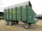 208. Badger BN 1050 16 FT. Forage Box with Badger Tandem Axle Wagon, Flotation Tires, Ext. Pole