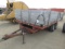 295-630. 7 FT. X 14 FT. Tandem Axle Trailer with Hydraulic Hoist, Poly Liner on Floor, No Title