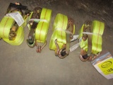 252-521. (4 ) unused 2 Inch X 27 FT. Ratchet Straps, Your bid is for the Lot, Sales Tax Applies