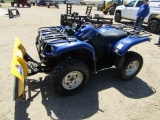287-594. 2004 Yamaha Grizzly 660 4 X 4 Four Wheeler with 48 Inch Front Snow Plow, Automatic, Shows 3