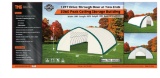245-387. Unused 30 FT. X 60 FT. X 15 Ft. Peak Ceiling Shelter, C/W Commercial Fabric, Waterproof, UV