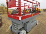 264-490. Mayville 24 FT. Scissor Lift with Controls, Serial # 264881. Sales Tax Applies