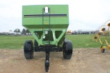 238-329. Parker Model 6250 Grain Chariot Gravity Box on HD Parker Wagon, 445-65R-22.5 Tires, Fill Wi