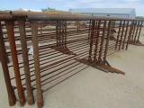 288-599 (5) 24 FT. Steel Free Standing Corral Panels, Your Bid for Five, Sales Tax Applies