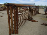 288-598. (5) 24 FT. Steel Free Standing Corral Panels, Your Bid for Five, Sales Tax Applies