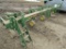 156. John Deere Model 825 Four Row Wide Danish Tooth Cultivator, Rolling Shields, Extra Parts, One O
