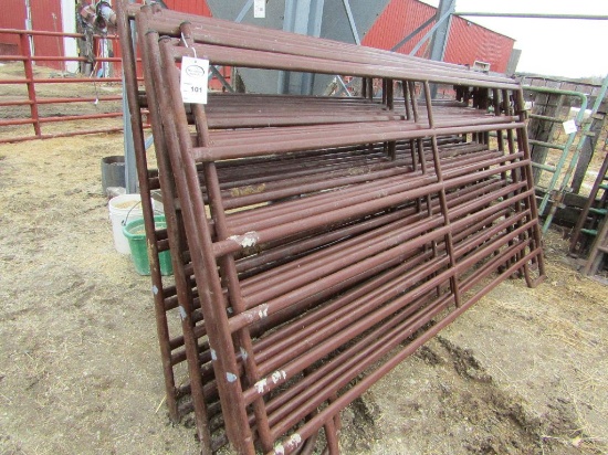 101. (10 ) Hi-Qual 10 FT. Interlocking Corral Panels, Your Bid X 10