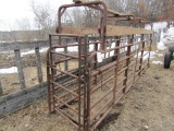 107. Shop Built 16 FT. Loading or Working Alley with End Gate