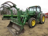 187. 1998 John Deere Model 6410 MFWD Diesel Tractor, Comfort Guard Dual Door Cab, 18.4 X 34 Inch Rub